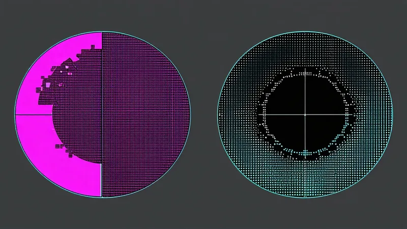 Semiconductor wafer map showing systematic vs random defect pattern distribution